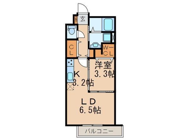 アヴァンセ井堀の物件間取画像